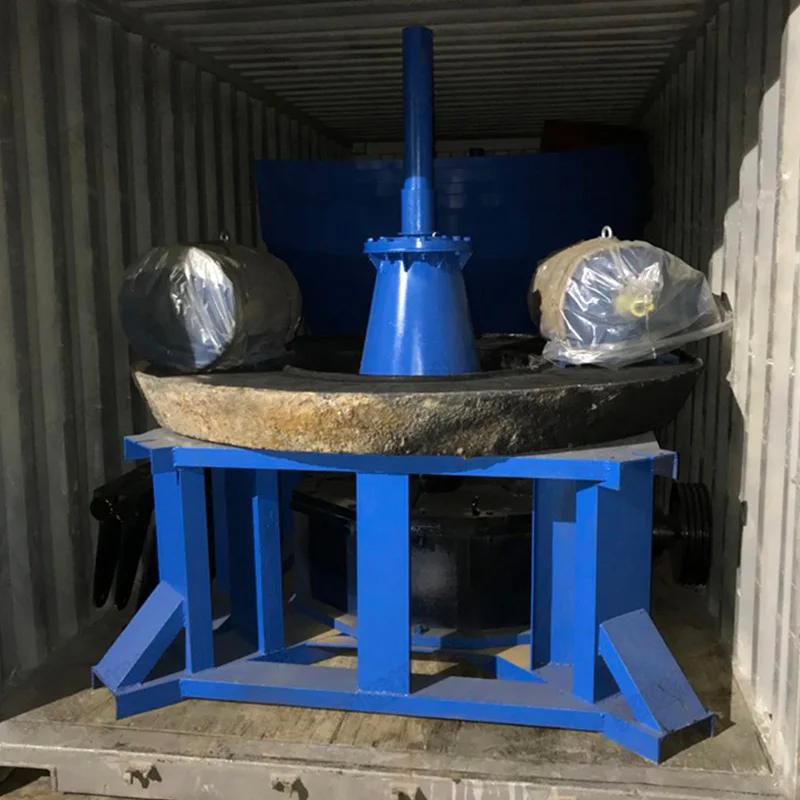 2024 Mining Equipment Stone Grinder Gold Extraction Wet Pan Mill for Selecting Gold