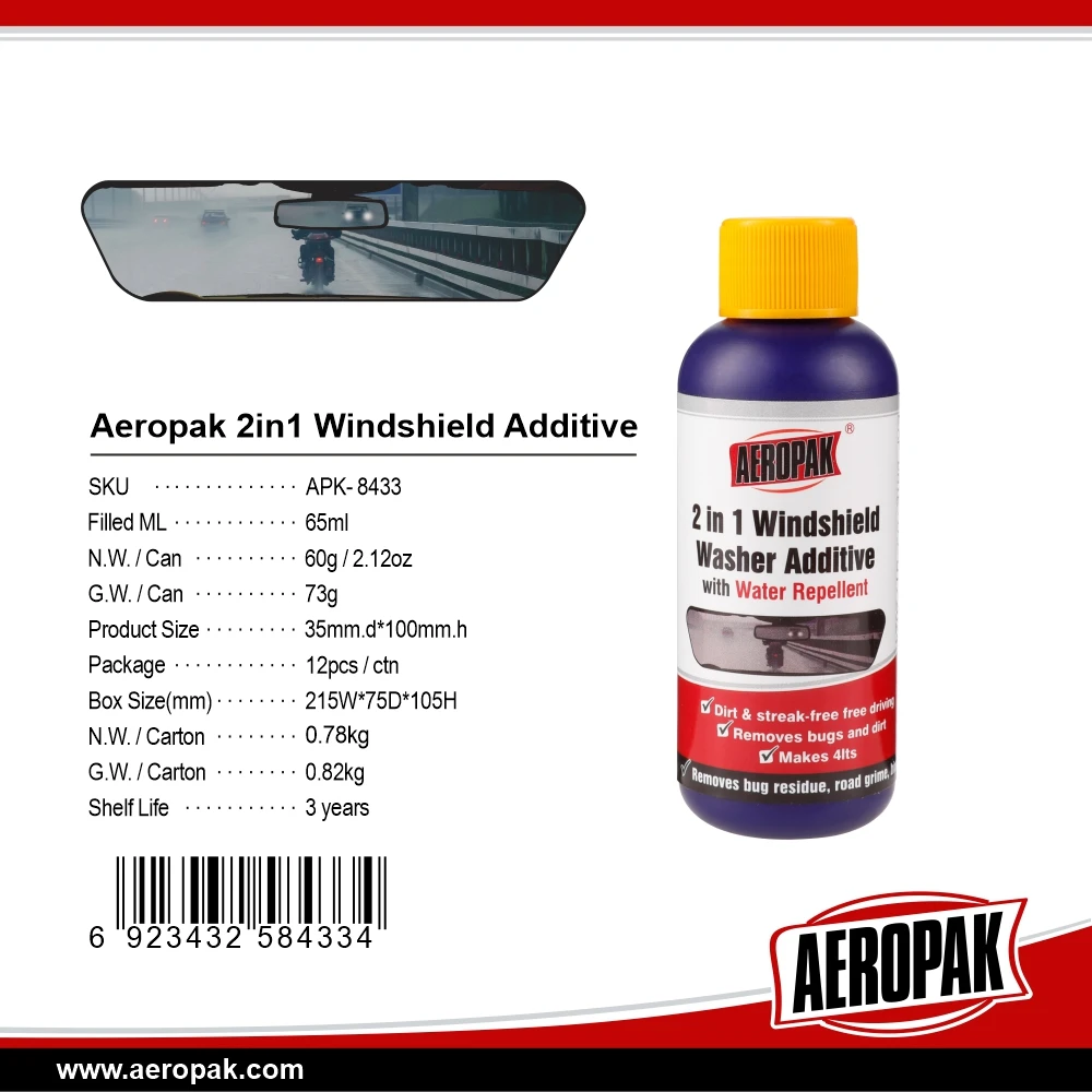 2 in 1 Windshield Additive with water repellant