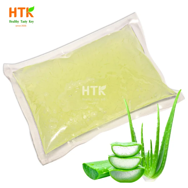 Trending 2023 ALOE VERA Gel Jelly Cubes in Syrup in Bag from Vietnam used for Juice Drinks Beverage Bubble Tea Ingredients