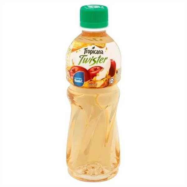 TWISTER APPLE 355ML [355ML x 24] WORLD NO.1 JUICE BRAND REAL FRUIT PULP WITH RICH IN VITAMIN WHOLESALER MALAYSIA