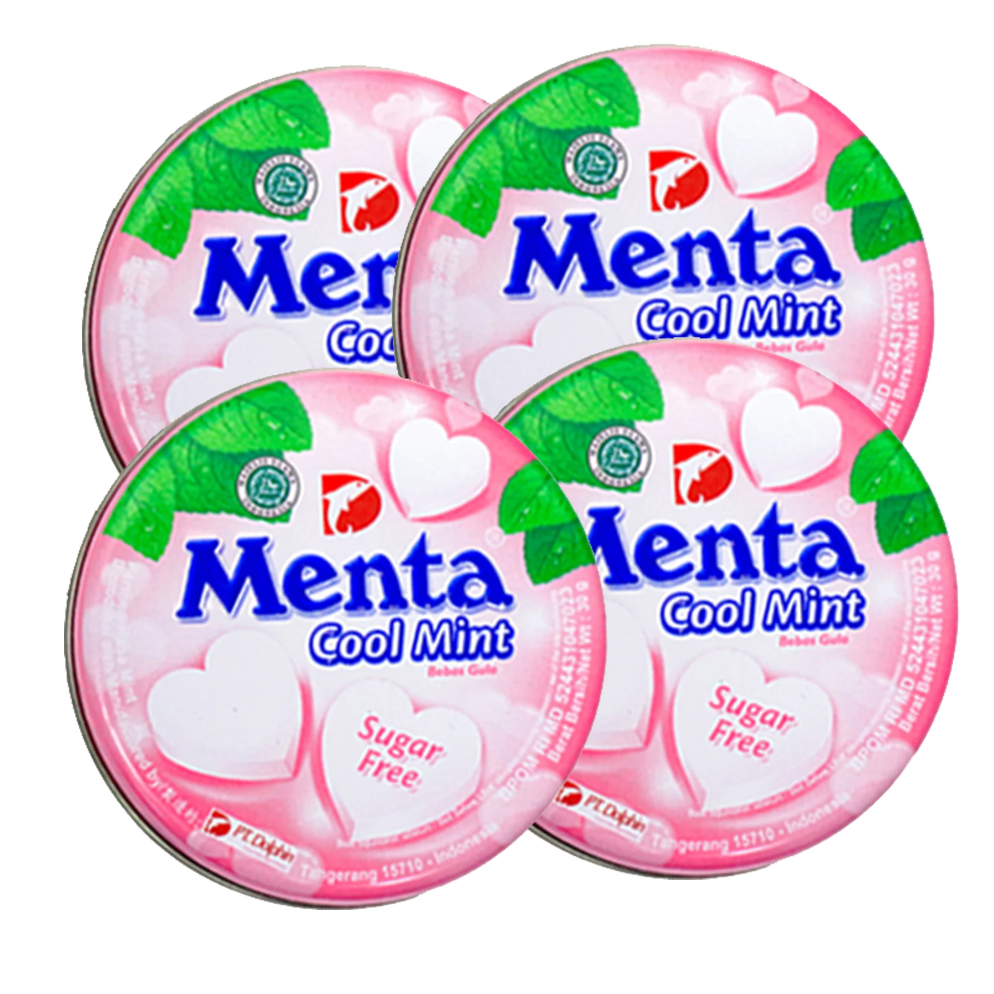 New Arrival 100% Export Oriented Bag OEM Candy Bulk Storage Cool Packing Sweet Candy Menta Can Candy Cool Mint From Indonesia