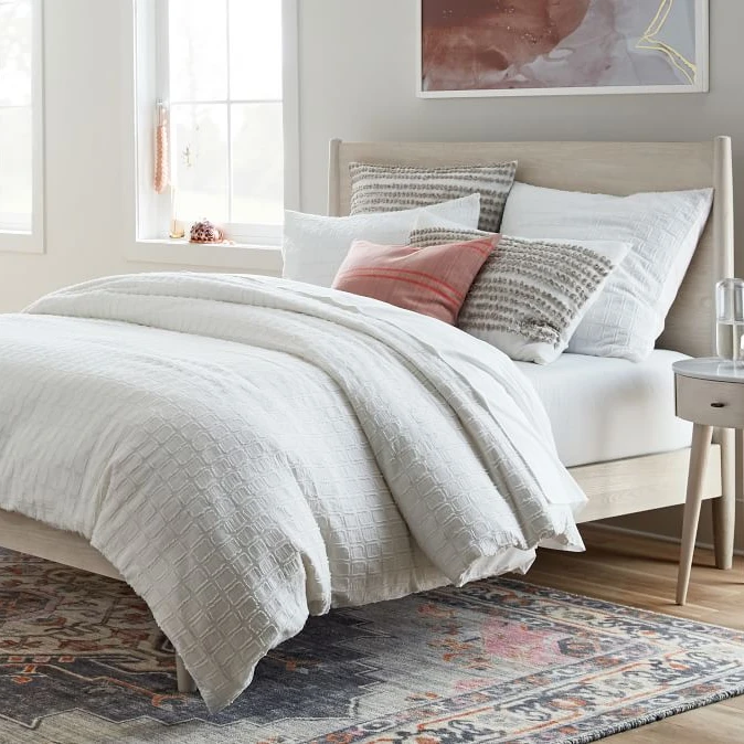 Современная мебель для спальни из массива дерева размер и цвет середины века дома квартиры