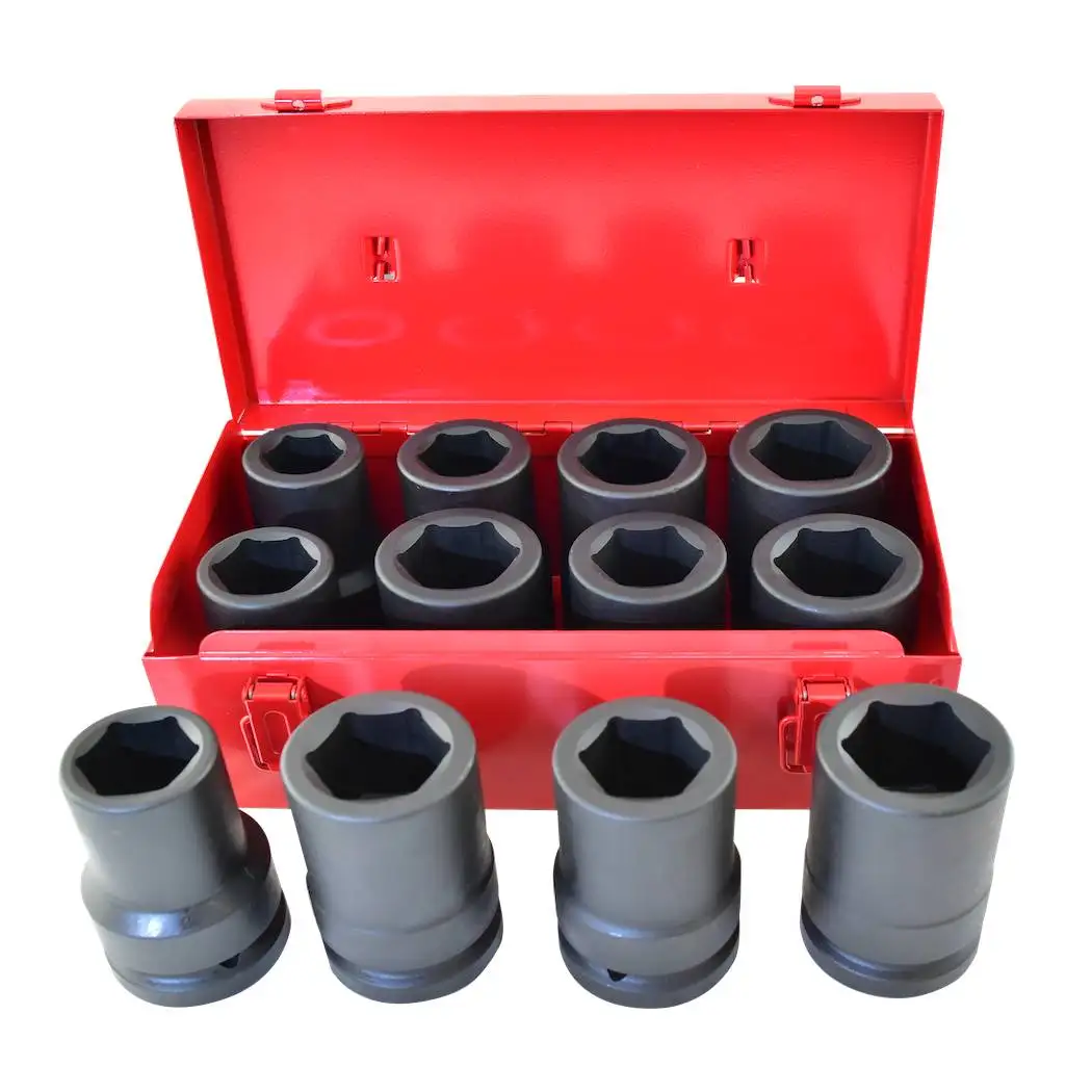 Premium Factory Custom impact heavy duty socket wrench set 3/4 deep car repair tool from Taiwan