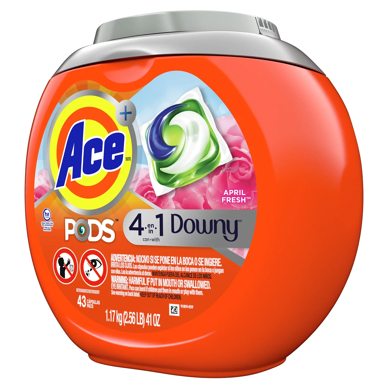 Wholesale Price Supplier Ace PODS Liquid Detergent Pacs (90 ct.)