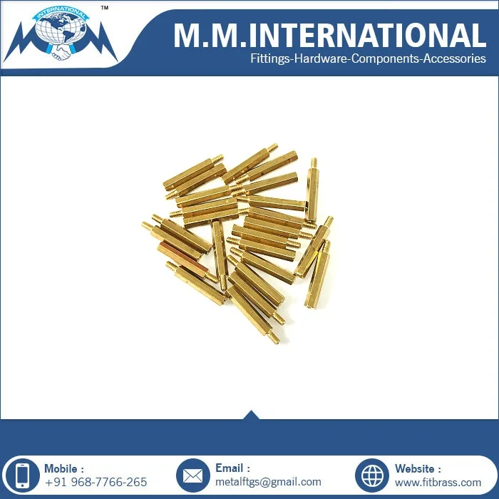 Customized OEM High Precision Brass Spacer Use for Electronics Available at Affordable Price from India