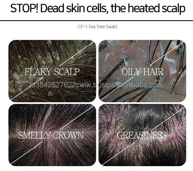 CP-1 Head Spa Scalp Exfoliator 2ml Private Label Organic Nourishing Moisturizing Collagen Protein Keratin Argan Oil Ampoules