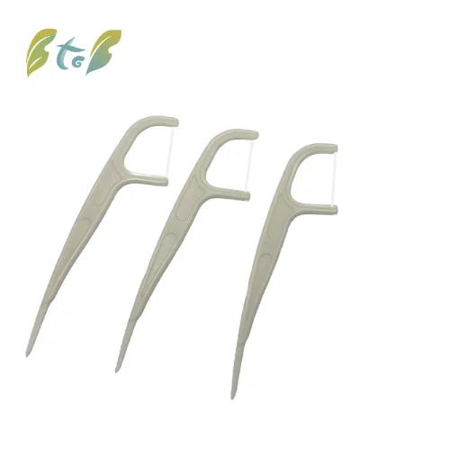 Seashell Powder Full Compostable Dental Floss Picks pla pellet