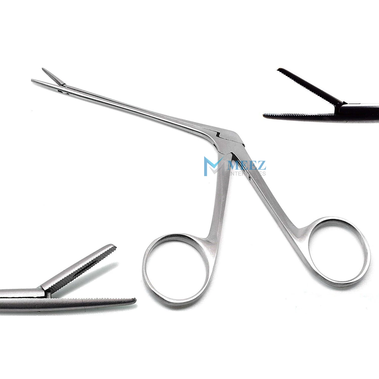 New Arrival Crocodile Serrated Forceps Tips Open Shaft 4.5 mm Laparoscopy Stainless Steel Made In PK