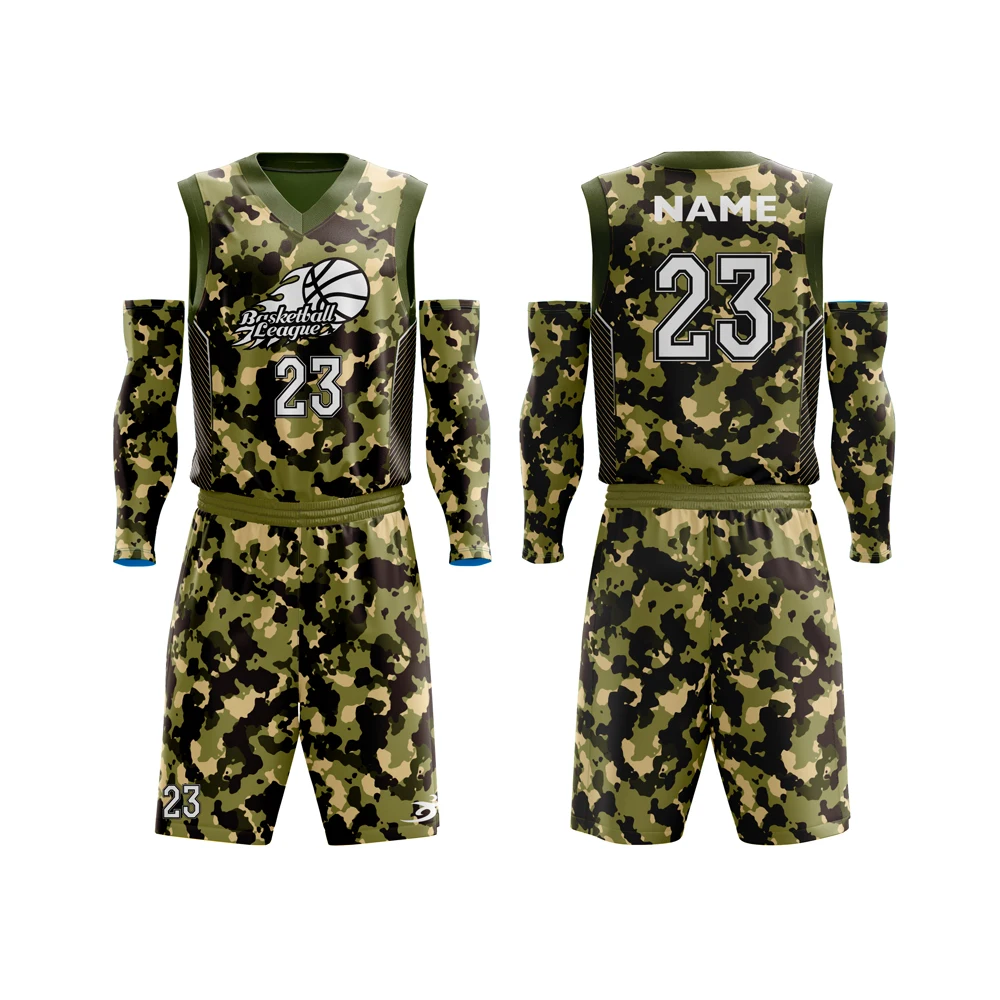 2022 New Design Basketball Uniform Black And Orange Basketball Jersey Sport Wear Basketball For children