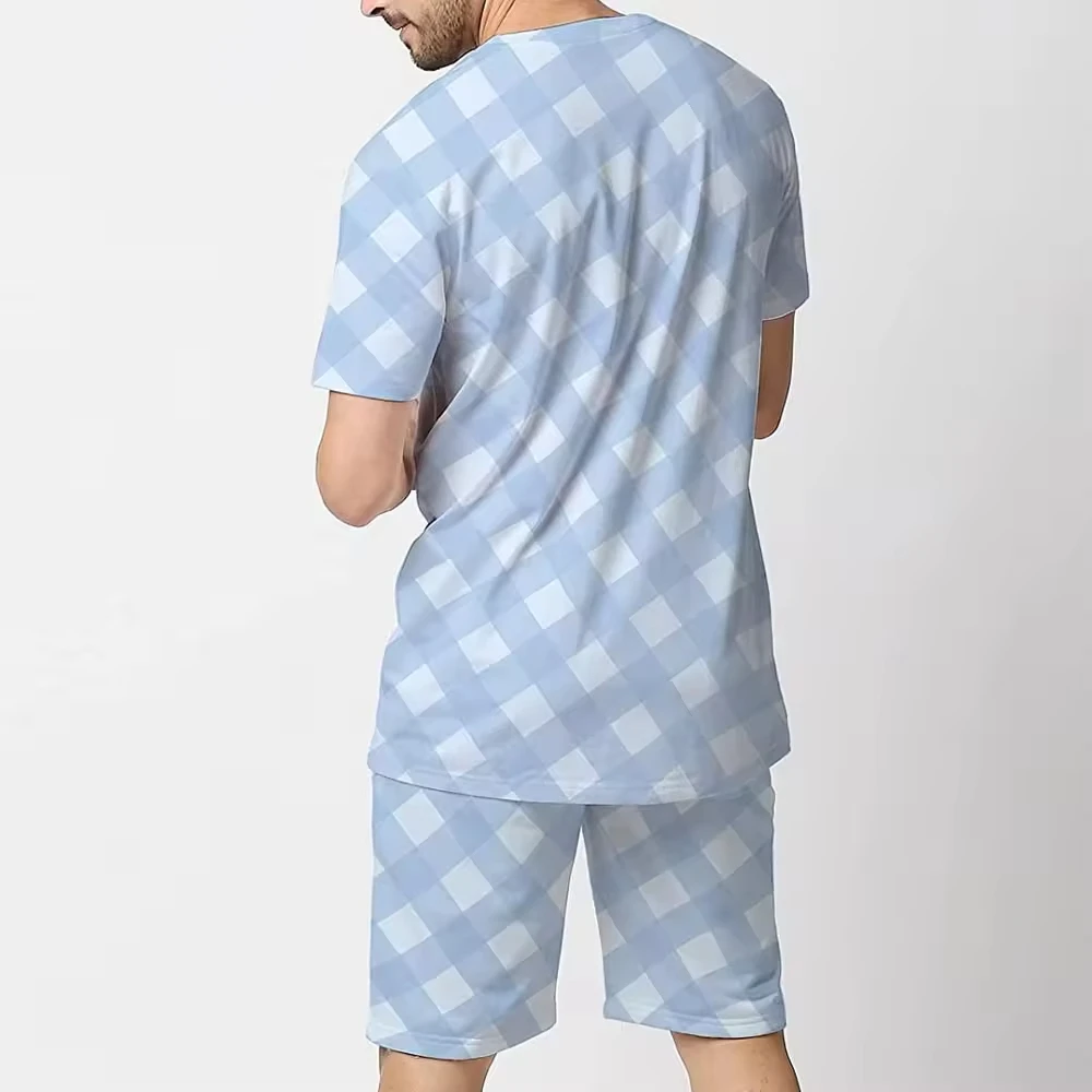 Short Sleeve Tops And Shorts set with custom logo Fashion Wear Man Summer Clothes Breathable Running Men T Shirt And Short Sets