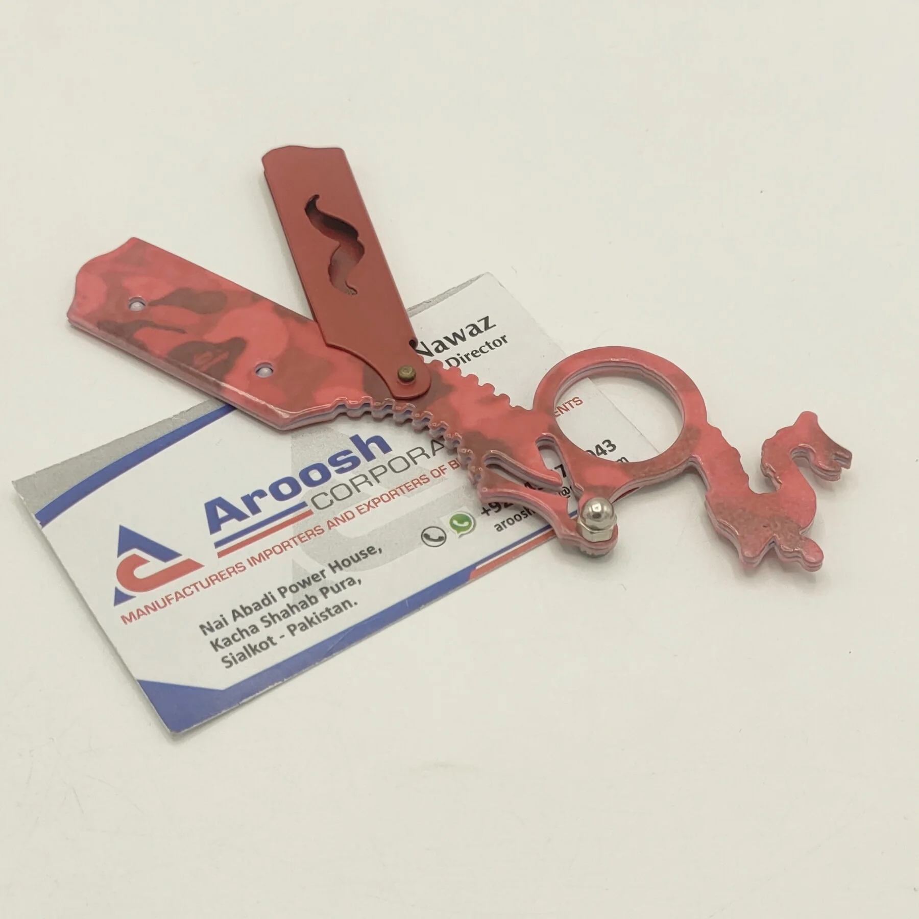 Wholesale High Quality Stainless Steel Custom Logo Professional Barber Finger Razor