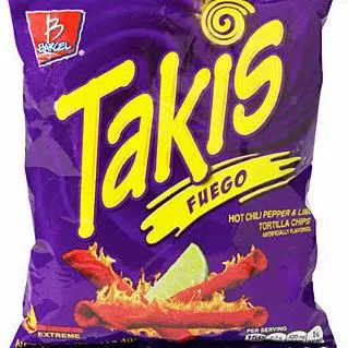 Top Quality Takis Rolled Tortilla Chips - Fuego Hot Chili and Lime & Takis Limited Edition Blue Heat Pepper