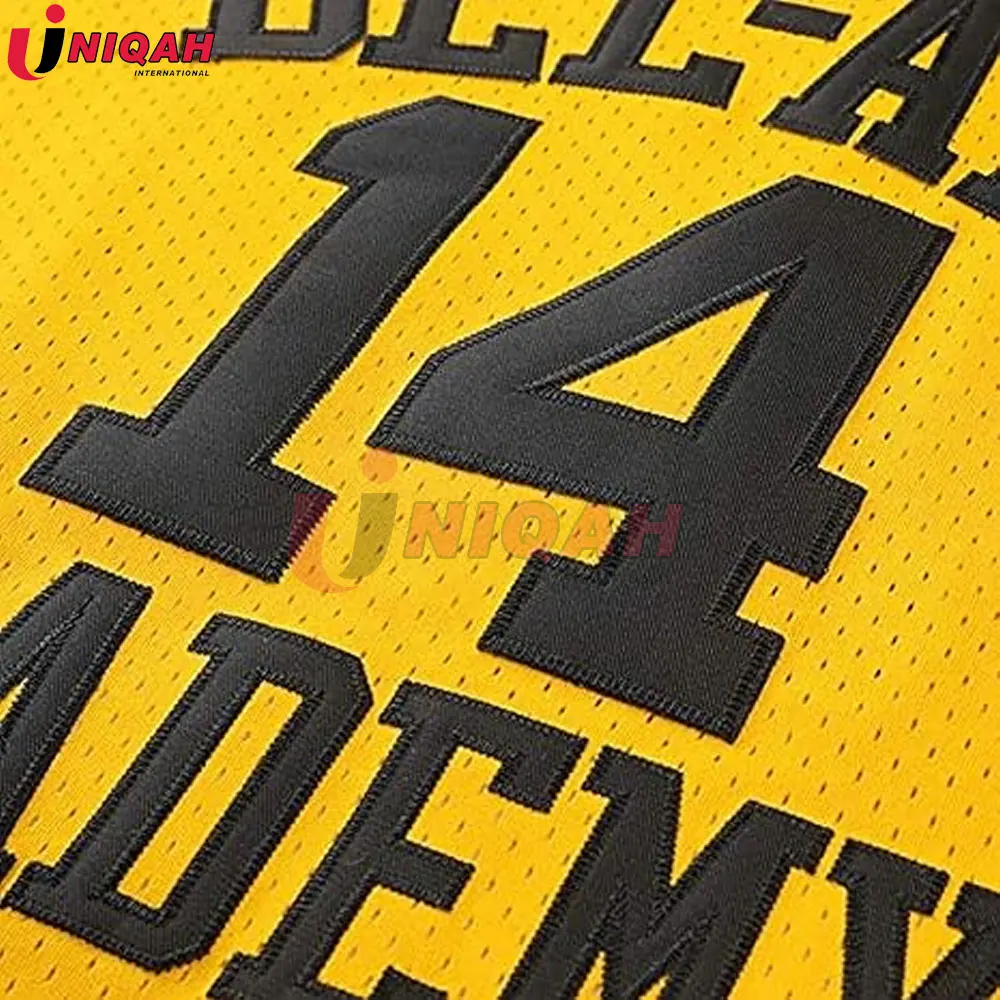 The Fresh Prince Academy Men Basketball Jersey Black - Vintage Style Sports Apparel Inspired Casual Wear Sports Enthusiasts
