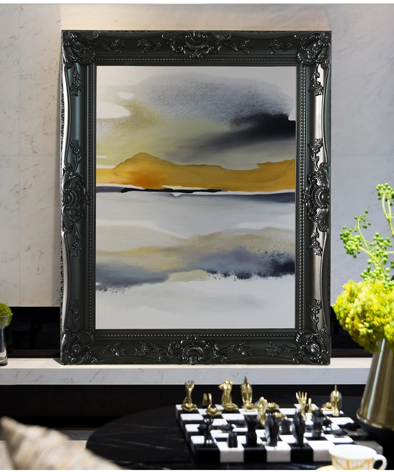 Antique Style Ornate Wooden Luxury Painting Picture Photo Frame Handmade Wall Decor Mirror Frame Wholesale