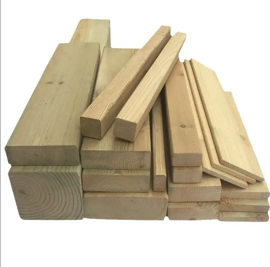 Hot Sale Western Solid Wood Board Used For Sauna/ Canadian Spruce Wood Lumber