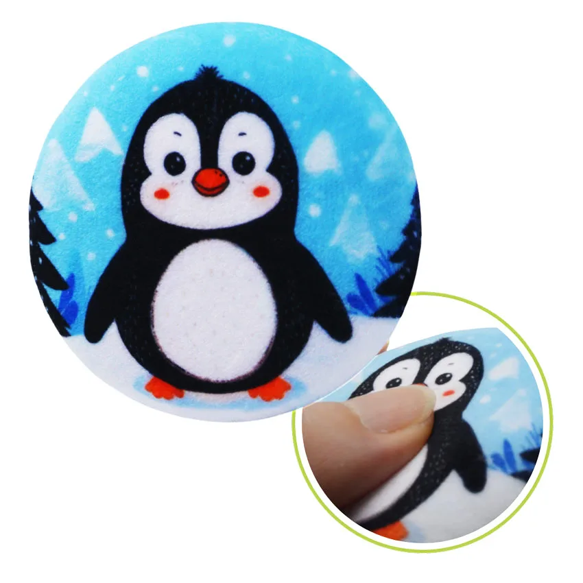 Wholesale plush button pin badge soft custom tinplate badge