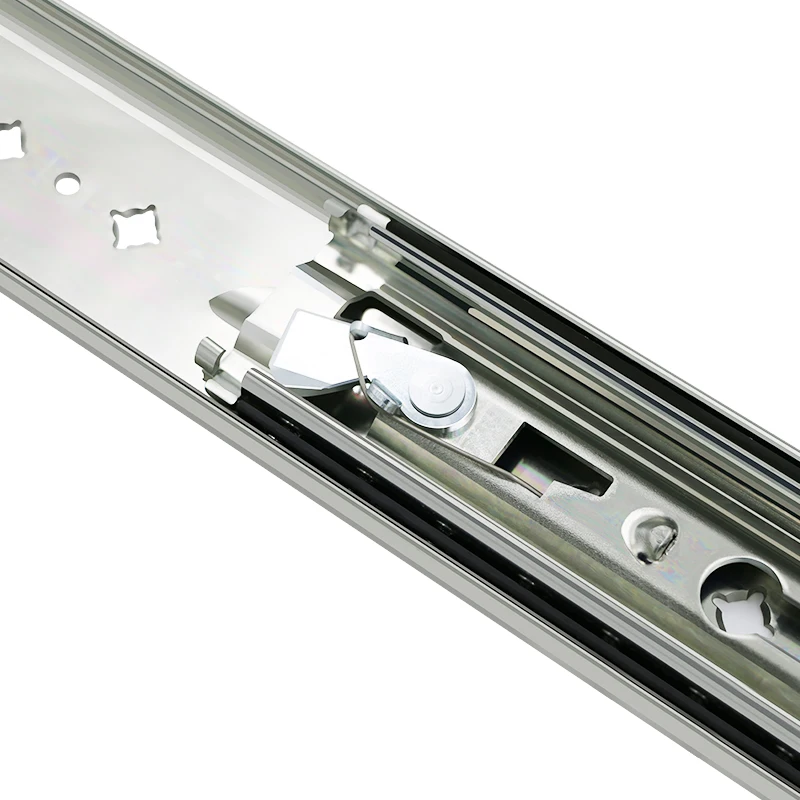 HVPAL 36inch Heavy Duty Drawer Slides With Lock Full Extension Ball Bearing Industrial Slide Rail load bearing 115 KG Side Mount
