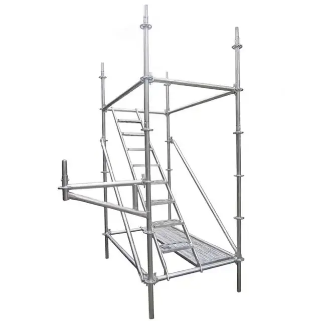 Construction layher scaffolding hot dip galvanized andamios ringlock scaffolding Easy Scaffolding Galvanized with Components