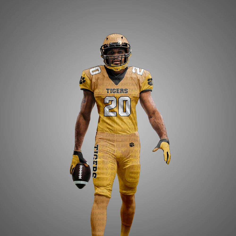 2022 High Quality American Football Uniforms For Youth Customized Sublimated OEM Name & Service Available