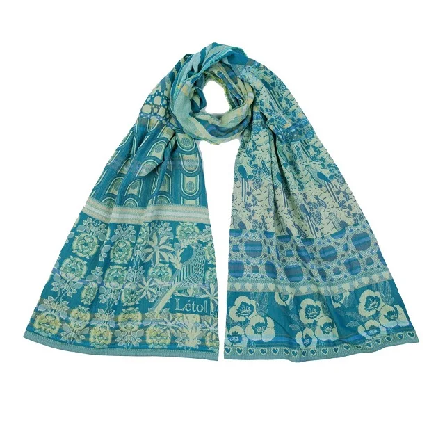Cotton Scarf Customize Printed design Headwear Wraps Scarves Wholesale High Quality Hot Women  Solid Plain Chiffon