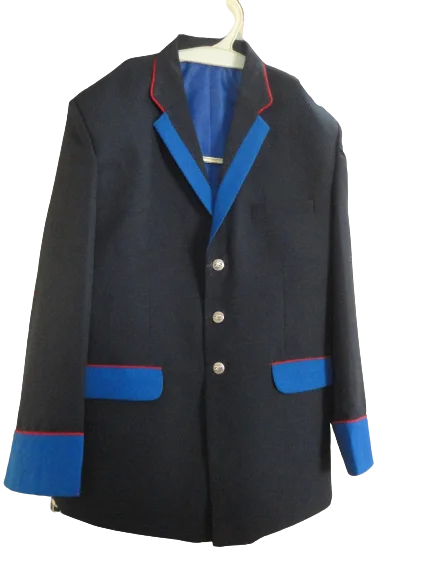 Customized Wholesale Manufacturer School Uniform Long Sleeve Three Pocket Plain Red Blazer