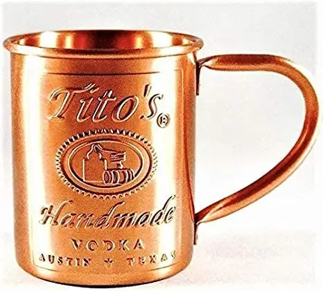 Mirror Polished Moscow Mule Mug High Quality Copper Coffee Tea Drinking Mug Customize Printed Very Elegant Mule Mug And Cup Sale
