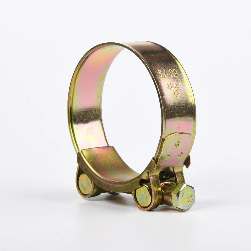 Heavy Duty T Bolt Spring  Pipe Clamp Adjustable Tube Loaded Hose Clamp Stainless Steel Hose Clamp