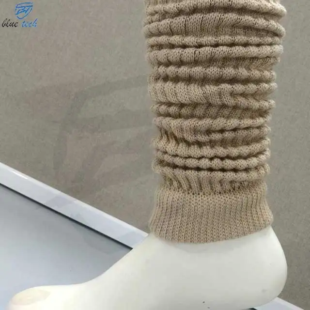 Ready To Ship Wholesale Infant Toddler Baby Knitted Leg Warmer Unisex Solid Color Blank Plain Baby Girls Boys Leg Warmers