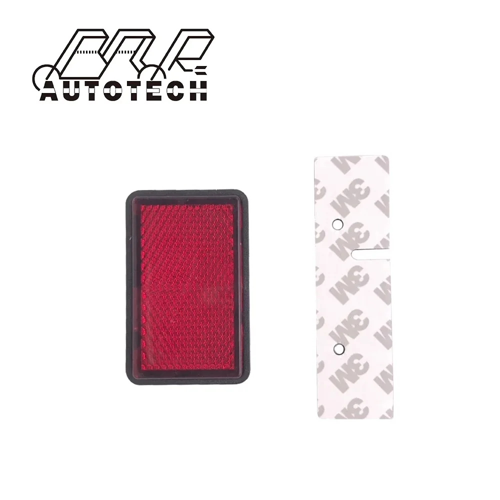 Motorcycle Rear Round Attached Sticker Reflector with E-Mark
