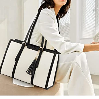 Laptop Bag for Women With Good Price Large Capacity bag with Clutch Purse for Business Work & Office Leather Bags