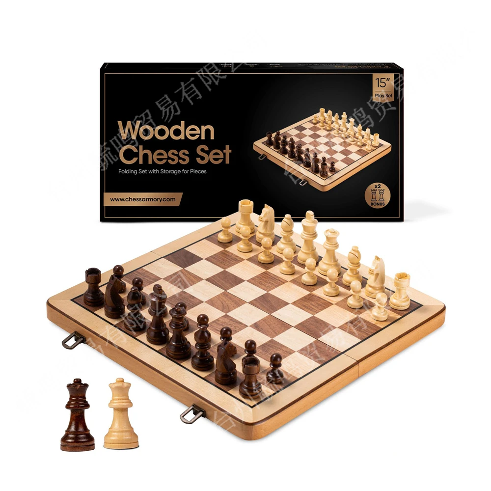CHESS Set Premium Quality Handcrafted Rosewood Unique Foldable Secure Storage for Magnetic Pieces for Kids and Adults 10 Inches)