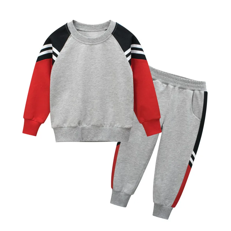 Hot sale kids tracksuit nice sweat and custom made tracking suit tracksuit set kids sport tracksuit