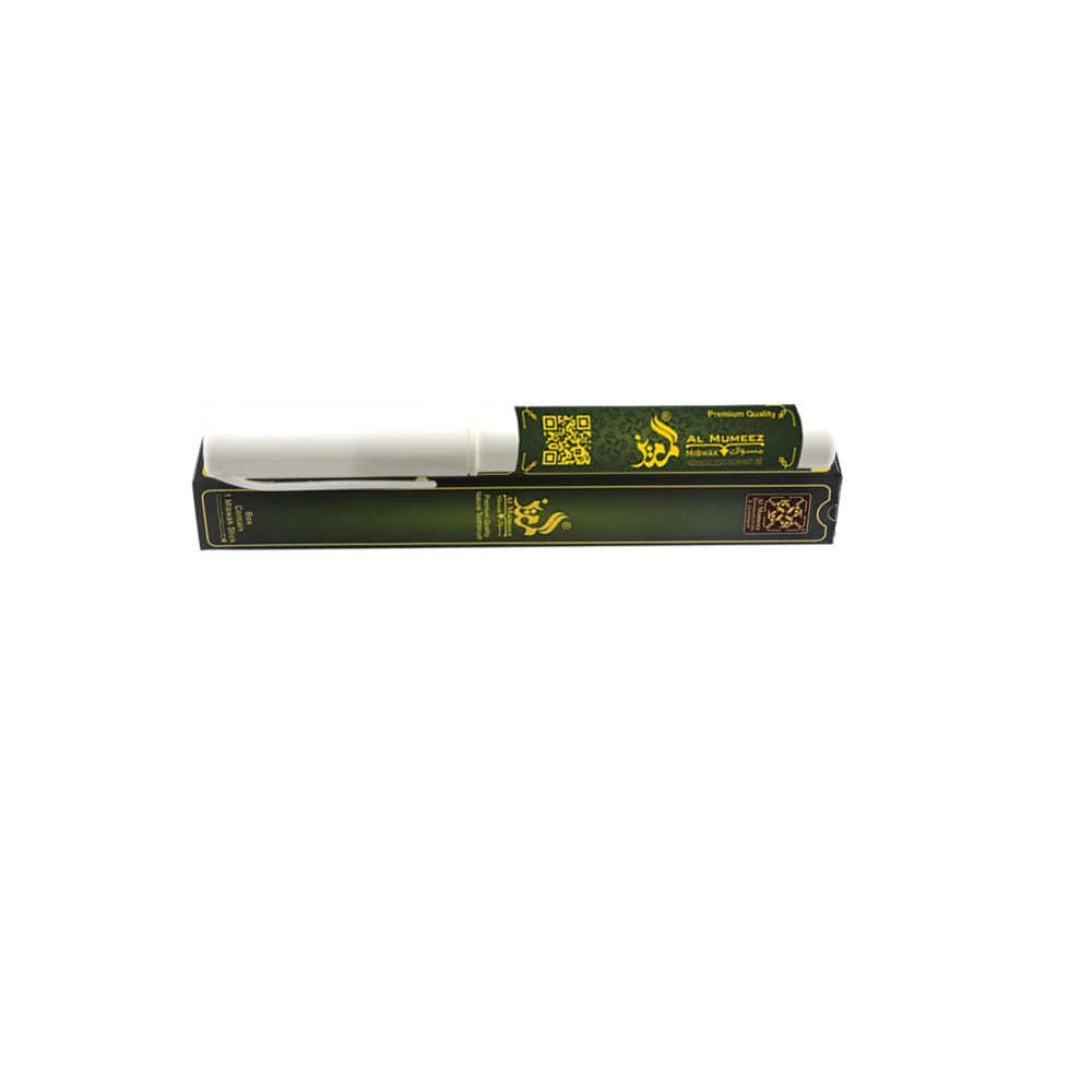 AL-MUMIZ  MISWAK/SEWAK/SIWAK/ WITH CASE/HOLDER NATURAL TEETH CLEANING STICK CUSTOM PACKAGING FOR TEETH DISEASES HEALING NATURAL