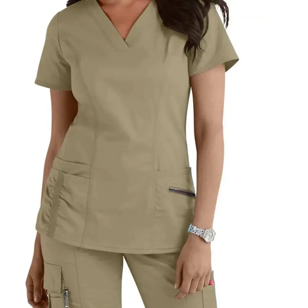 Hot Sale Medical Scrubs Uniforms Women Scrub Nurse Uniform Sets for Hospital OEM Service