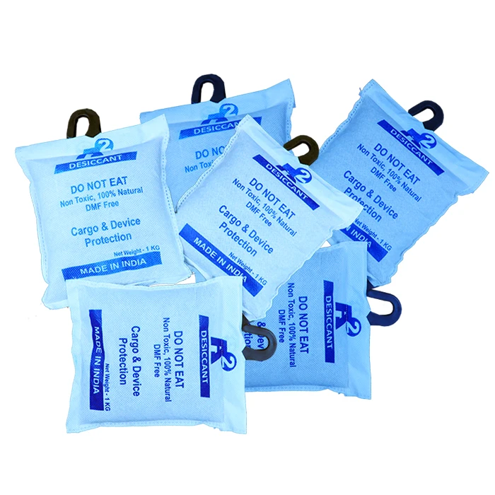 Custom logo Industrial packaging anti-mold moisture absorbent activated montmorillonite bentonite clay desiccant