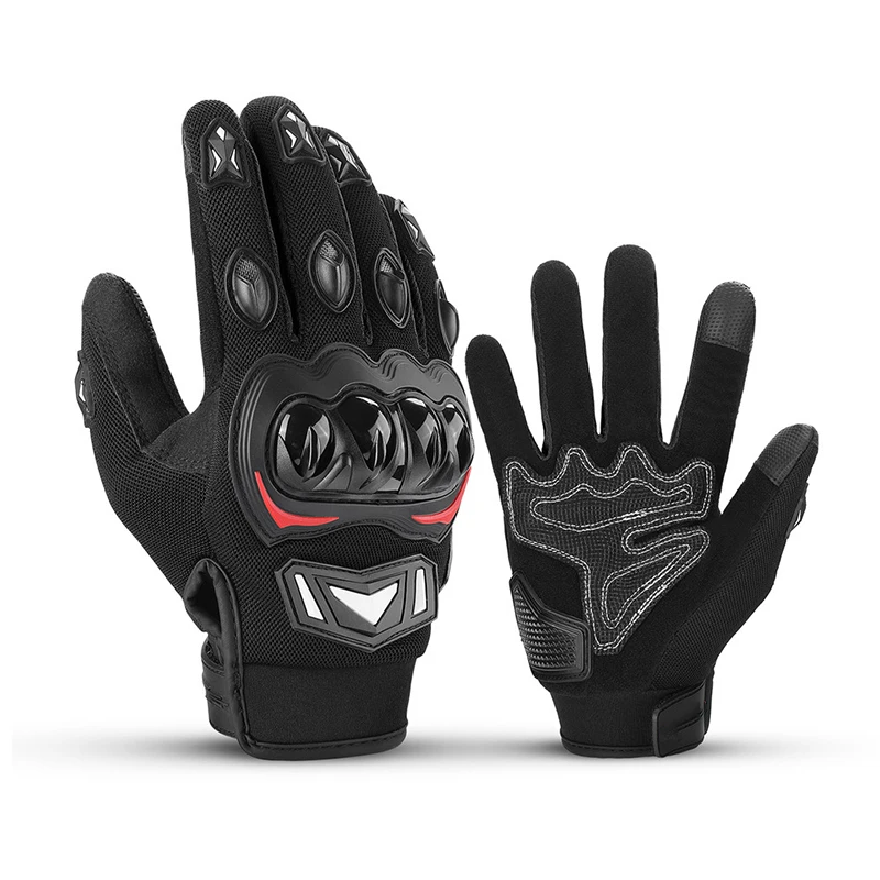 Full finger Racing Motorbike Motocross Protective Gear Motor Gloves leather Motorbike gloves