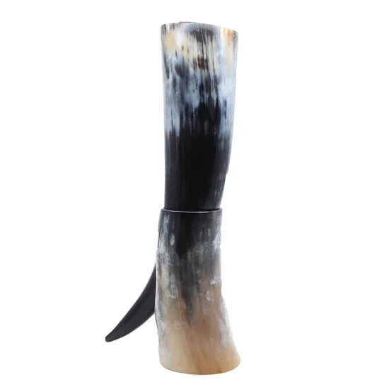 Authentic Viking Drinking Horn For Beer High Quality Ox/Cow Polished Horn For Drinking Natural Horn Crafted Viking Drinking