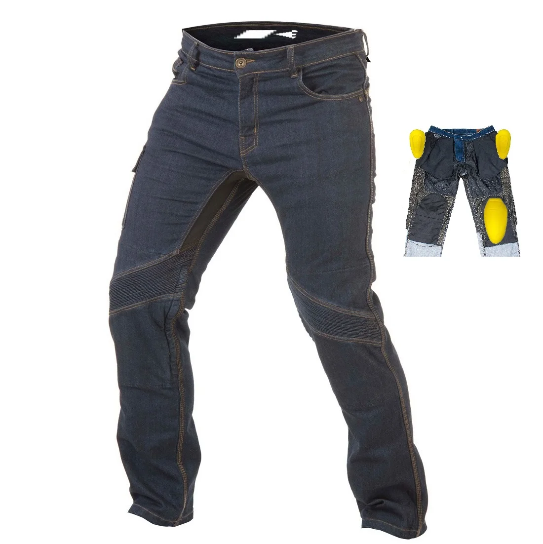 2024 manufactures the latest breathable motorcycle trend slim-fit stretch jeans High Quality With customized logo Printing Pants