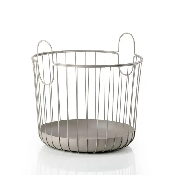 Top Selling Set Of Beverage Baskets Set Eco Friendly Metal Classical Style Custom Color Storage Baskets Basket Made In India