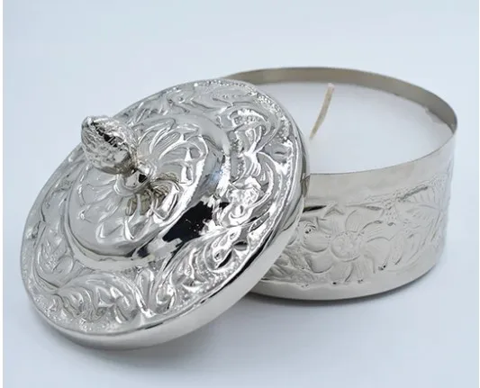 Hot selling Home Decoration new design Metal candle jars  Handmade Home Decoration customized available