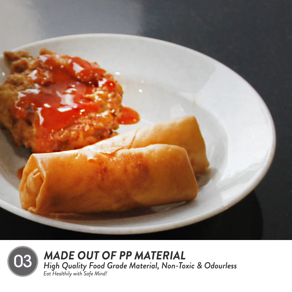 Elianware High Quality Plastic (PP) BPA Free Deep Plate Soup Plate Plastic Plate Manufacturer Malaysia Customize OEM