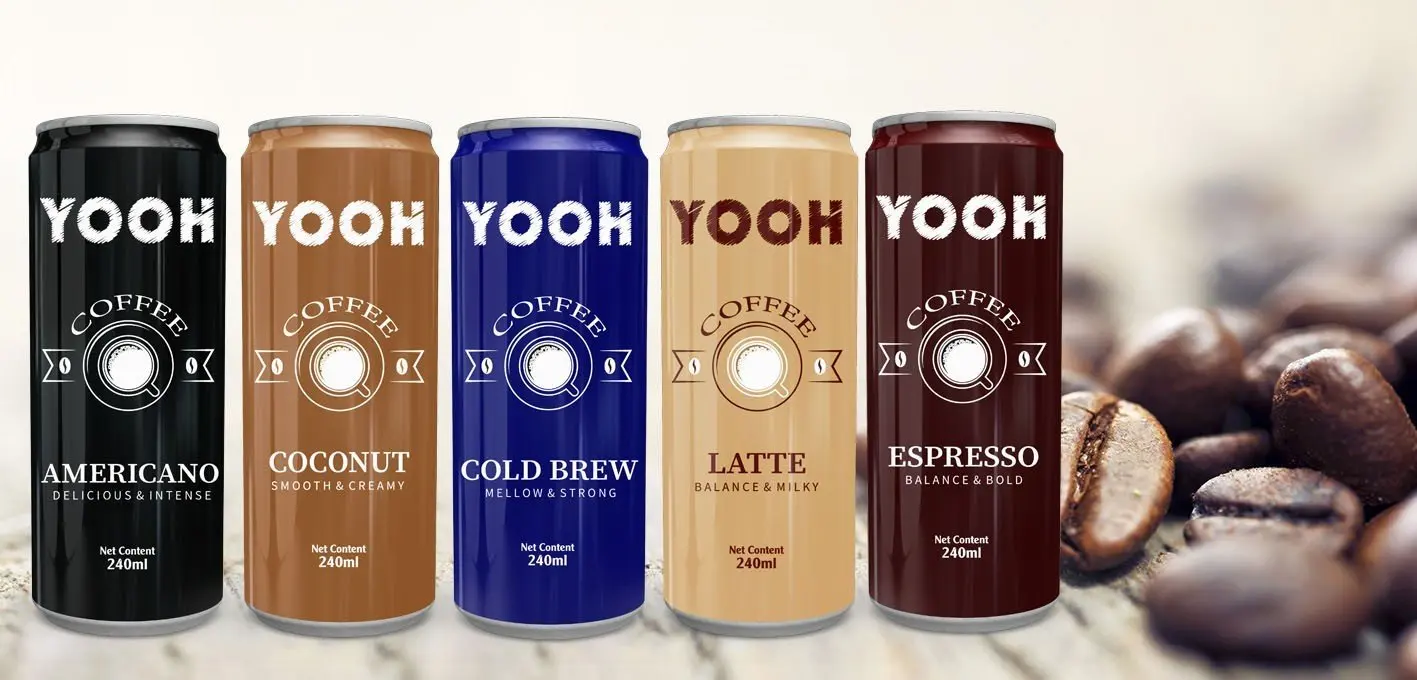 Monster 250ml Latte Coffee Can OEM/ODM Private Label Sweet Flavored Energy Drink Bean Based Beverage Bulk Box Bottle Packaging