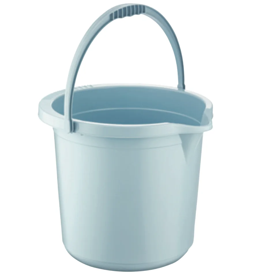 14L Durable Plastic Cleaning Bucket with Handle for Household Use Lightweight and Sturdy Multipurpose Utility Bucket for Storage