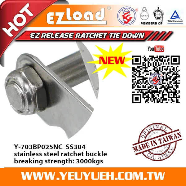 2 Inch Truck Motorcycle Atv Tie Down Stamping Tension Strap Belt Steel Ratchet Buckle