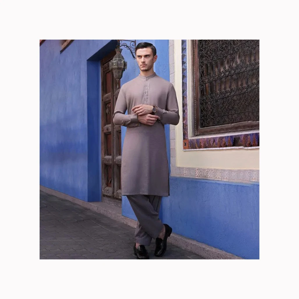 Designer Pakistani Indian Mens Punjabi Kameez Pajama Embroidered 3 Piece Suits Available On Wholesale Price