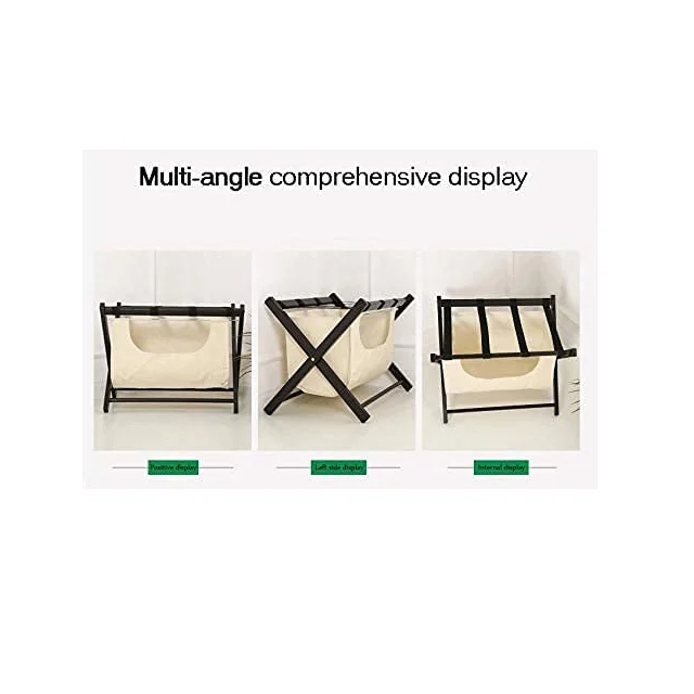 Устойчивая легкая WDC ручная работа деревянная багажная стойка супер в упаковке для распаковки хранения комнаты и кровати аккуратная чистая