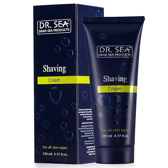 Best Shaving Cream by Dr. Sea Cosmetics Dead Sea Products All Skin Types Fast Delivery Worldwide made in Israel