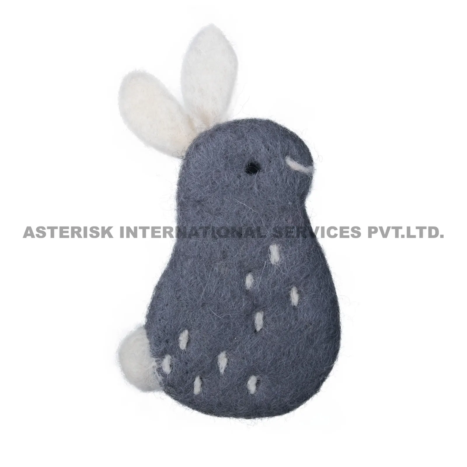 Adorable Hand Crafted Hare Felted Wool Bunny Educational Montessori Toys Handmade Animal Figure Made From 100% Wool