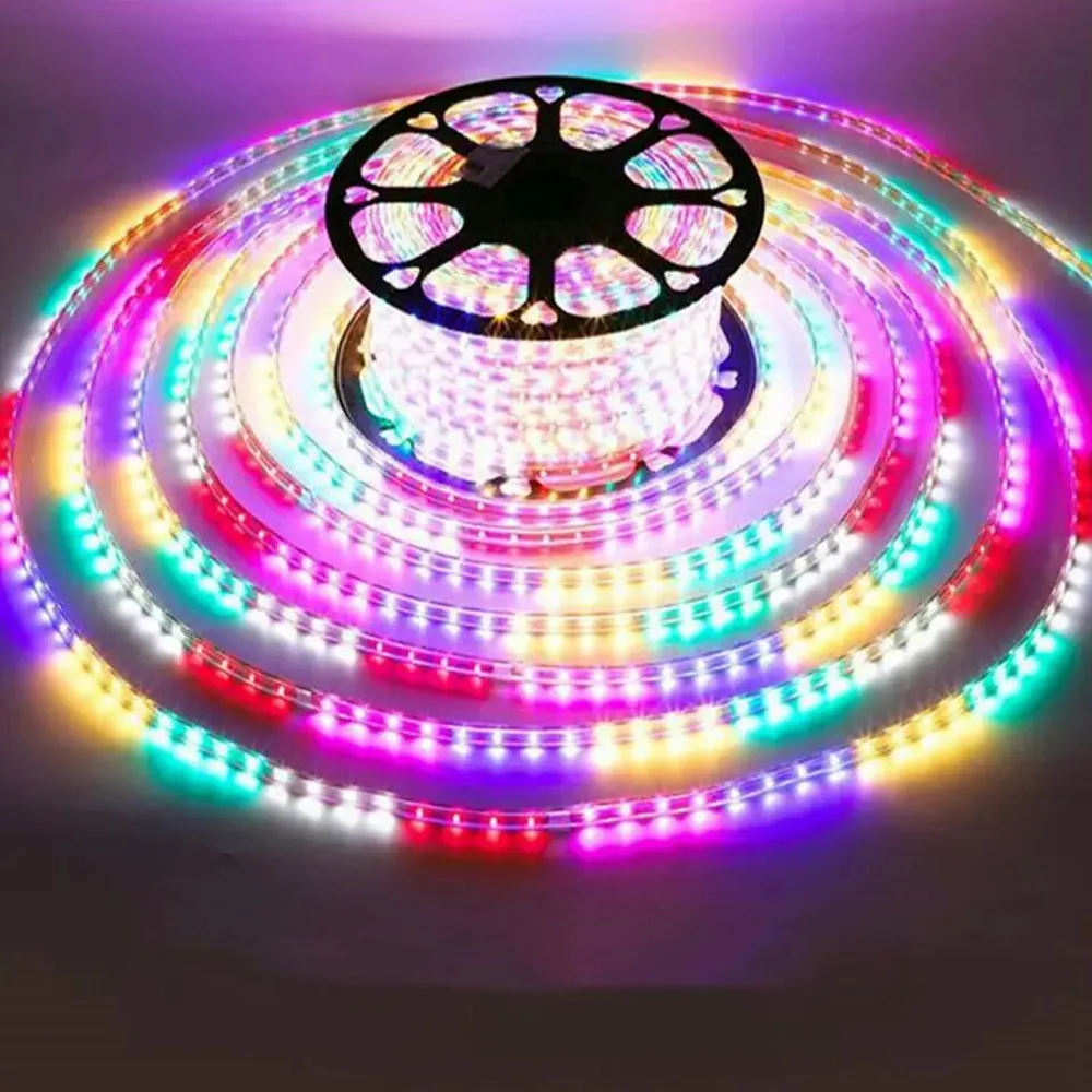 Factory Custom 8w/m 12v 6mm 10mm 12mm RGB Smd 2835 Led Strip Light
