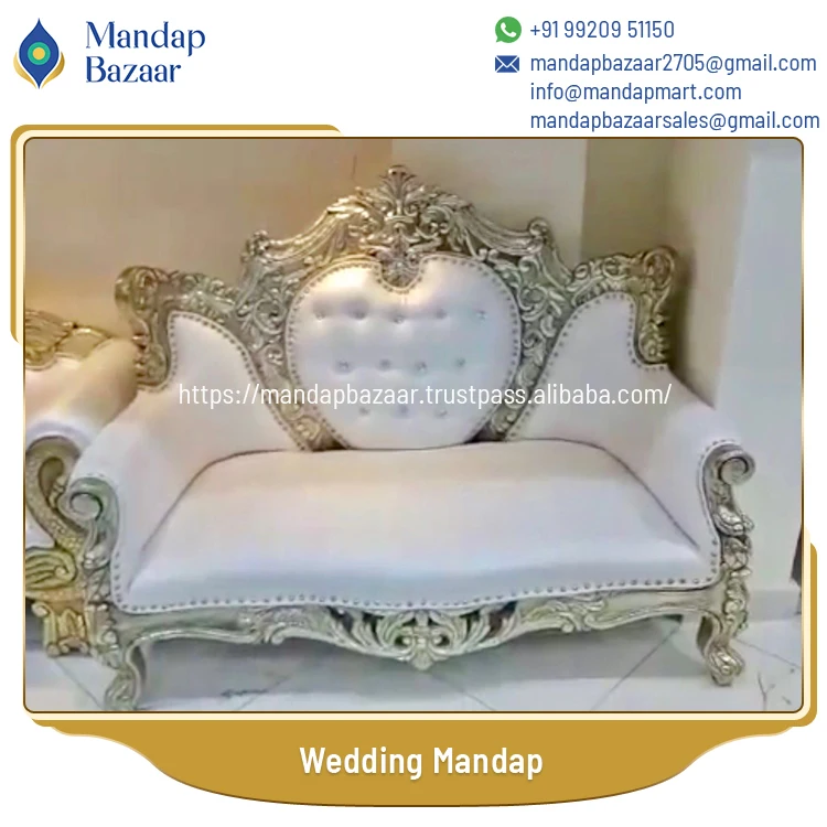 Traditional Design Premium Quality Luxury Reception/ Stage Furniture Couch Event and Wedding Decor Stage Sofa